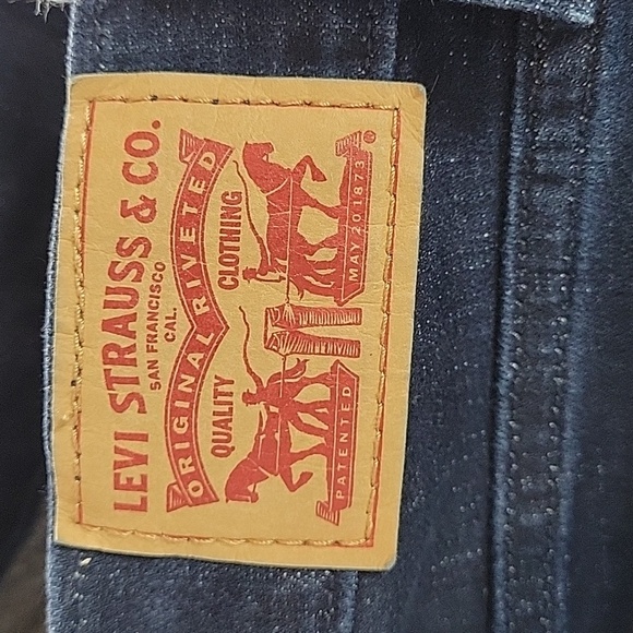 Levi's 505 Straight Leg Dark Wash Women's jeans 28 - Picture 6 of 6